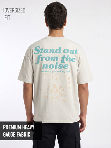 Beyond the Noise Oversized T-Shirt - Off White