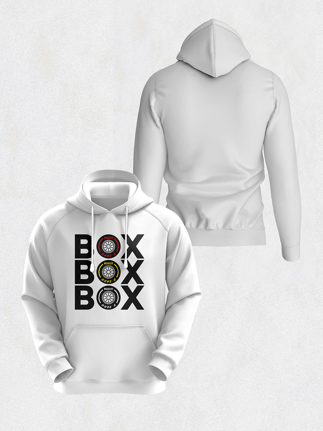 Box Hoodie - White