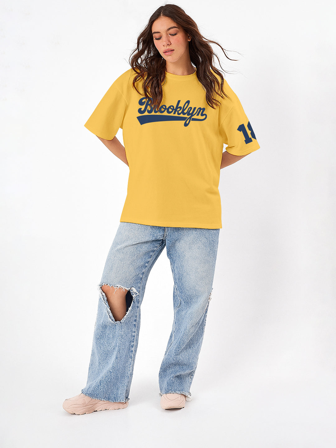 Brooklyn Women Oversized T-Shirt - Multi Color