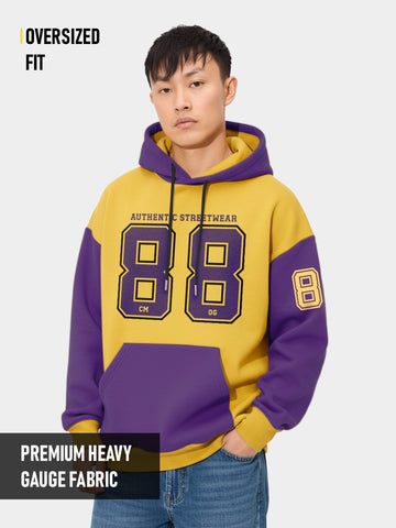 CM OG Oversized Hoodie - Yellow & Purple