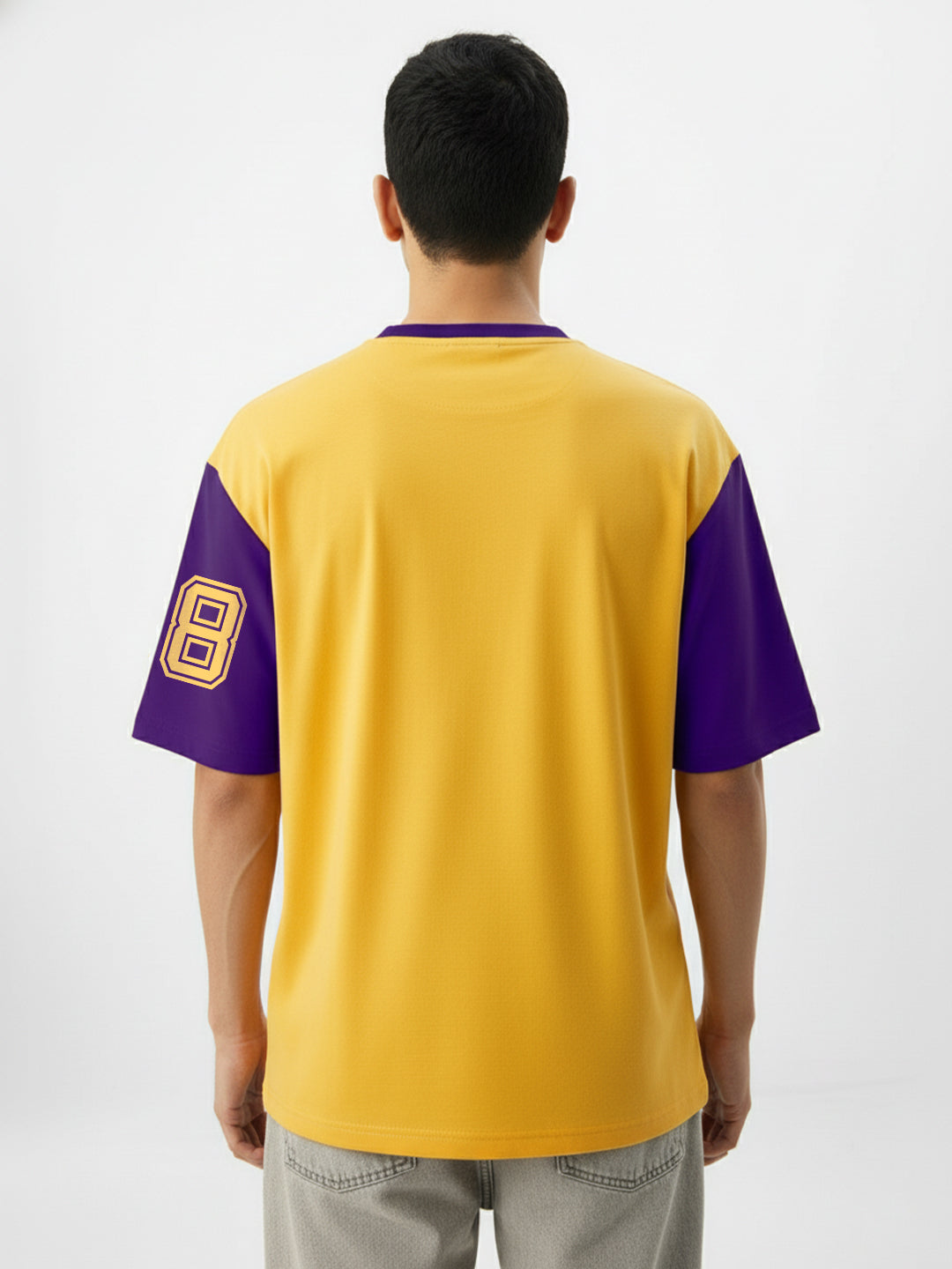 Cm OG Oversized T-Shirt - Yellow & Purple