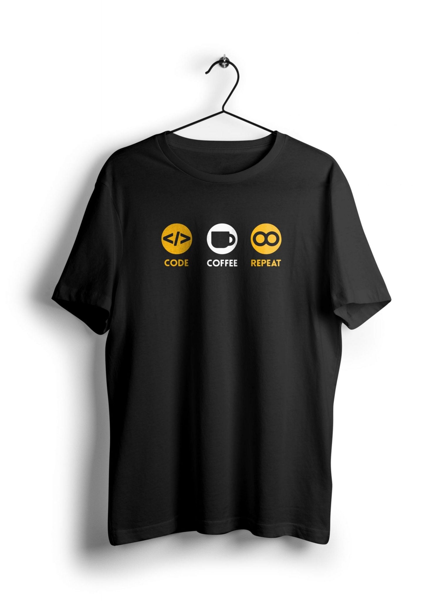 Code Coffee Repeat Unisex T-Shirt