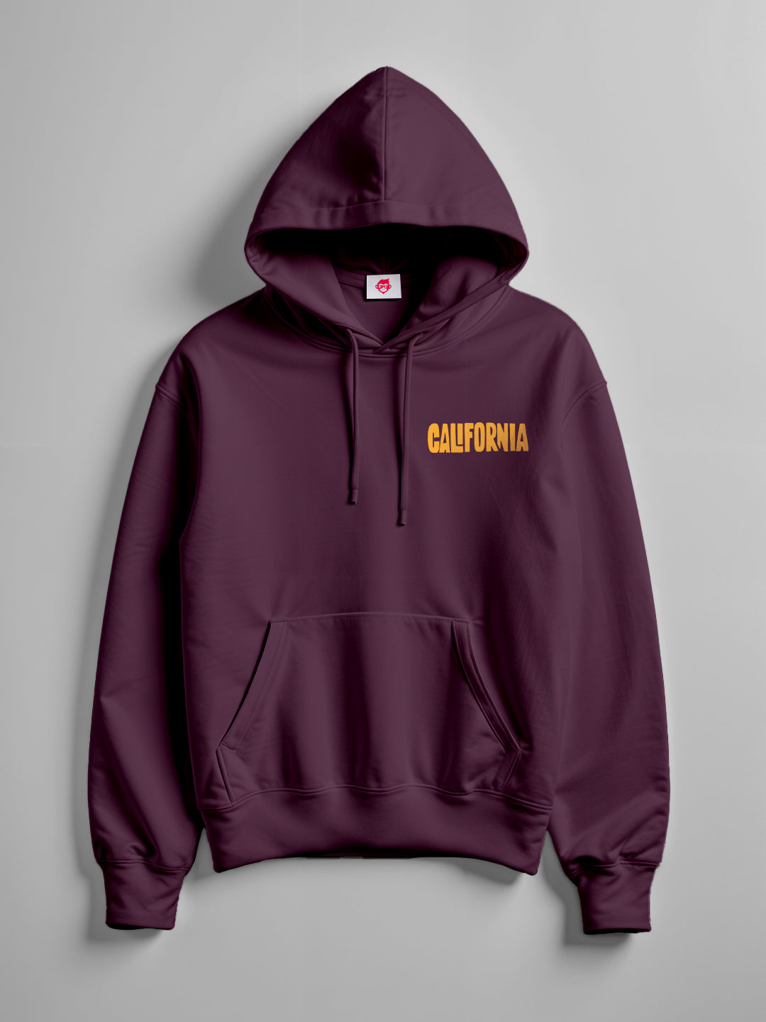 California Hoodie - Maroon