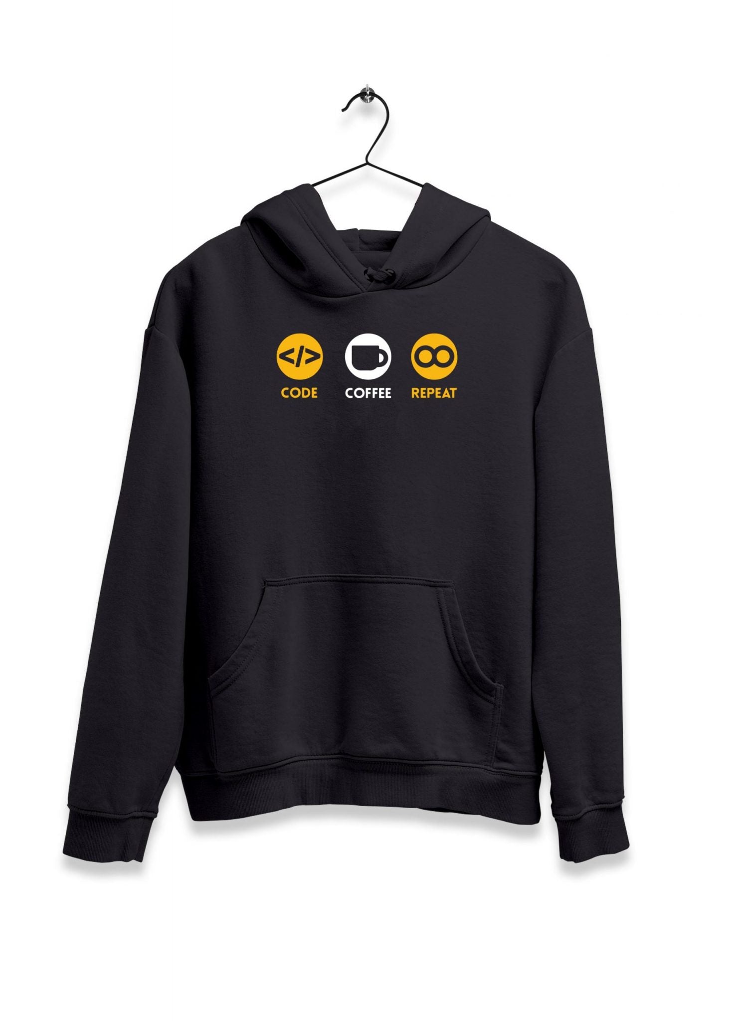 Code Coffee Repeat Hoodie