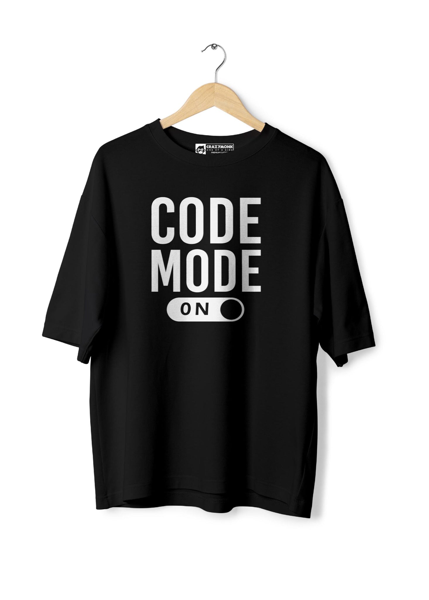 Code Mode ON Oversized T-Shirt