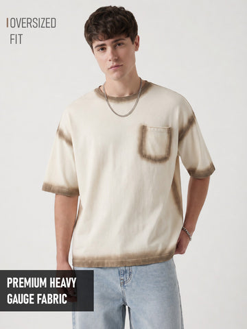 Dessert Haze Oversized T-Shirt - Off White