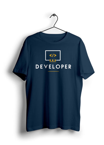 Developer Half Sleeve Unisex T-Shirt