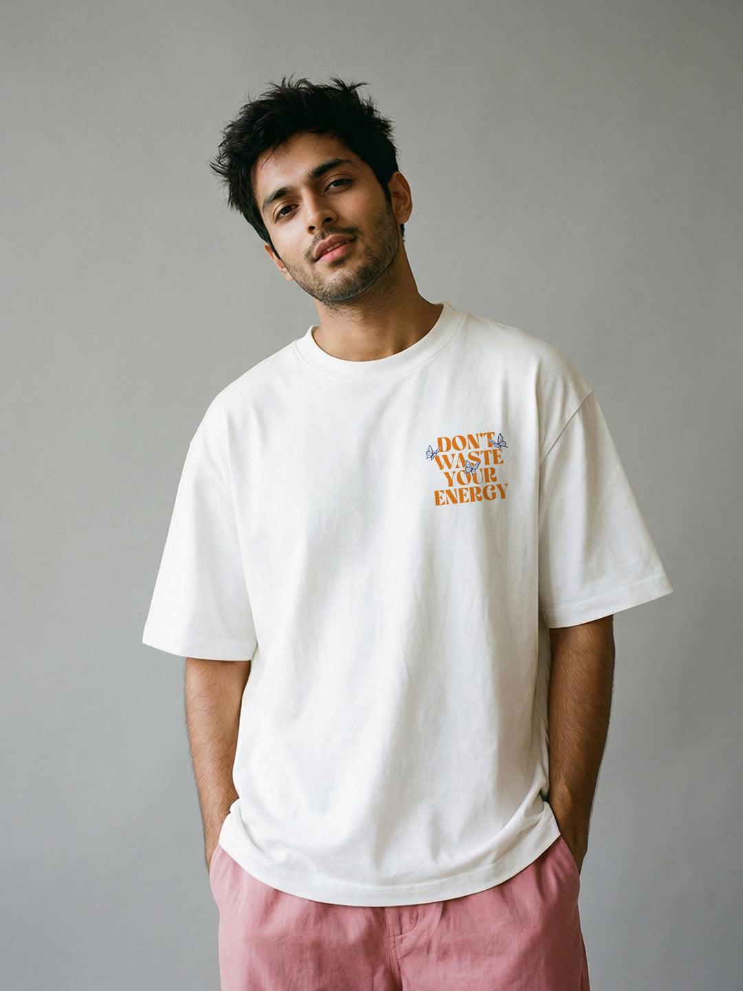 Don't Waste Your Energy Oversized T-Shirt