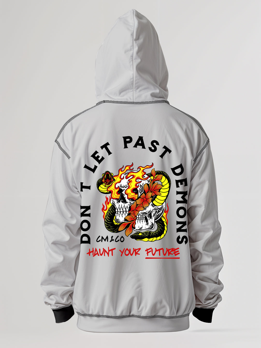 Don't Let Past Demons Oversized Hoodie