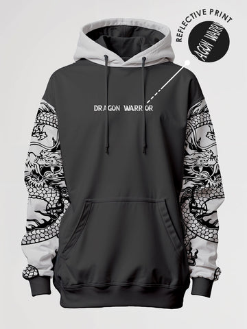 Dragon Warrior Oversized Hoodie - Multi Color