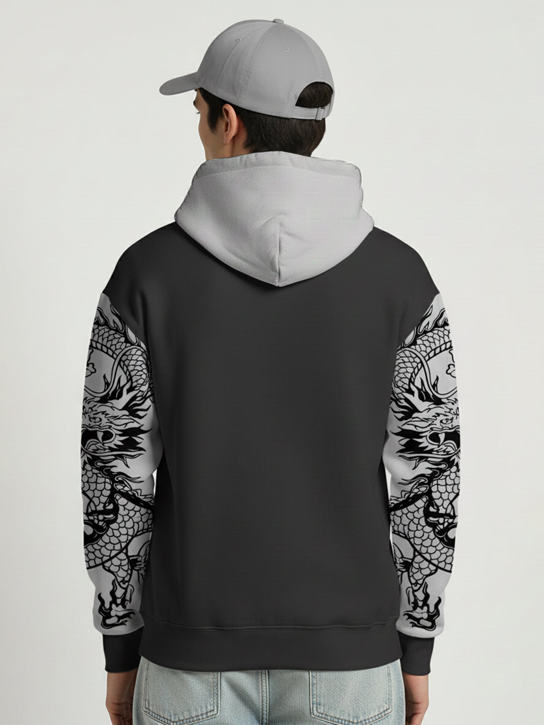 Dragon Warrior Oversized Hoodie - Multi Color