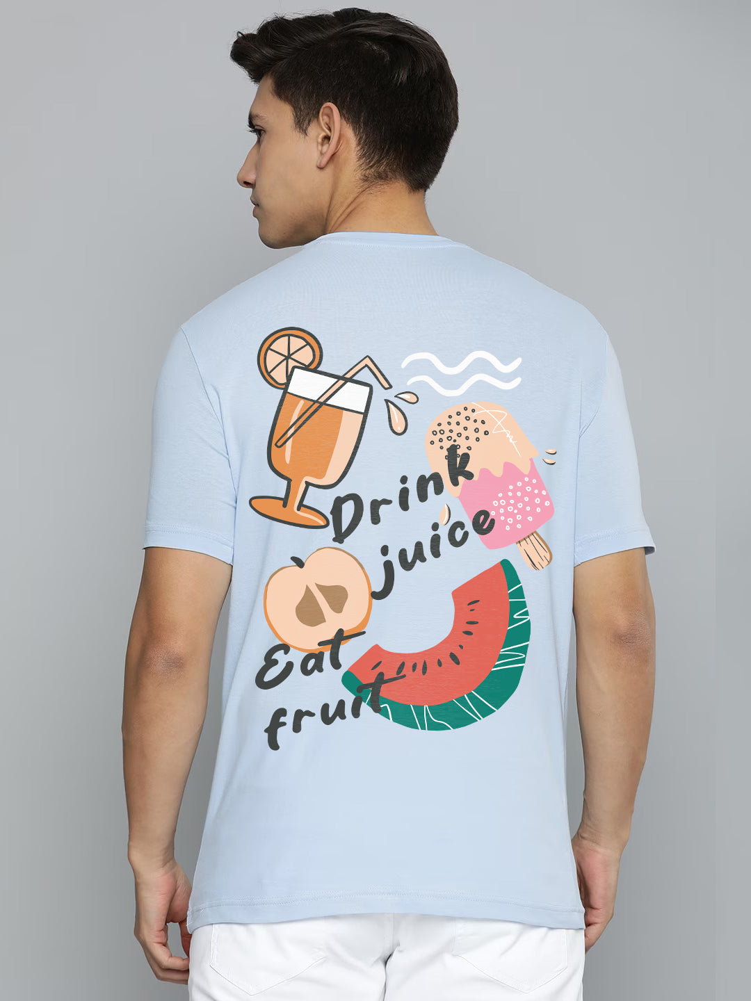 Drink Juice Half Sleeve T-Shirt