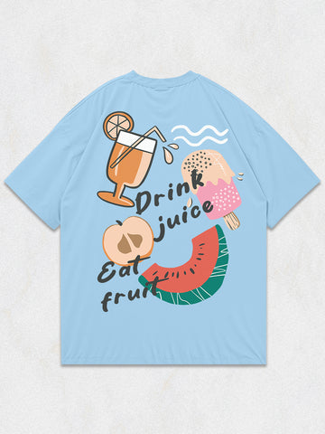 Drink Juice Oversized T-Shirt