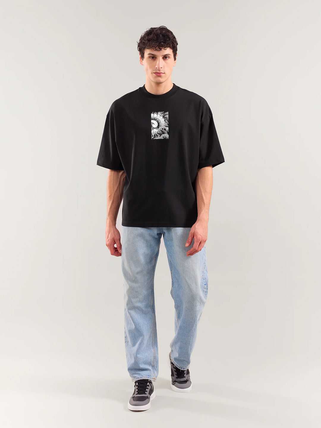 East Coast Oversized T-Shirt - Black