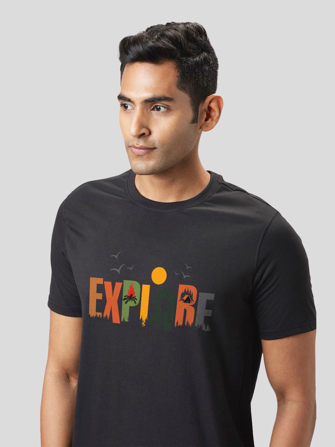 Explore Half Sleeve T-Shirt