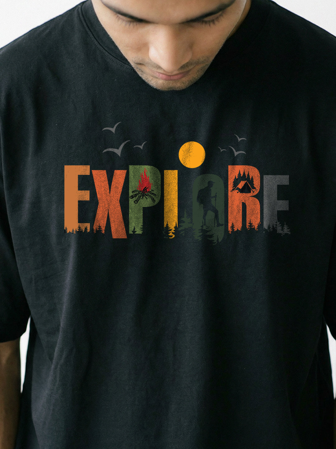 Explore Oversized T-Shirt – Crazymonk