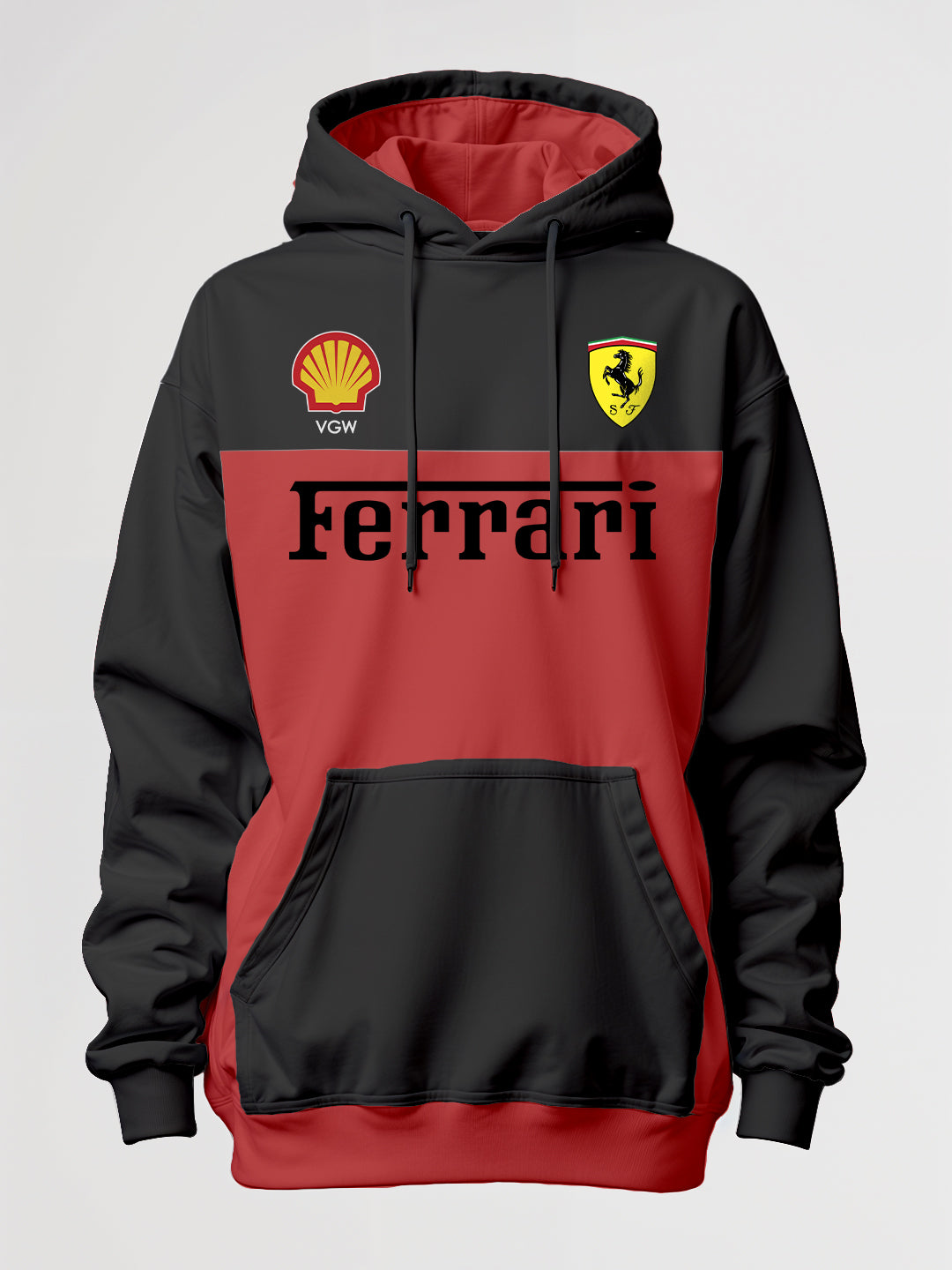 Ferrari Oversized Hoodie - Multi Color