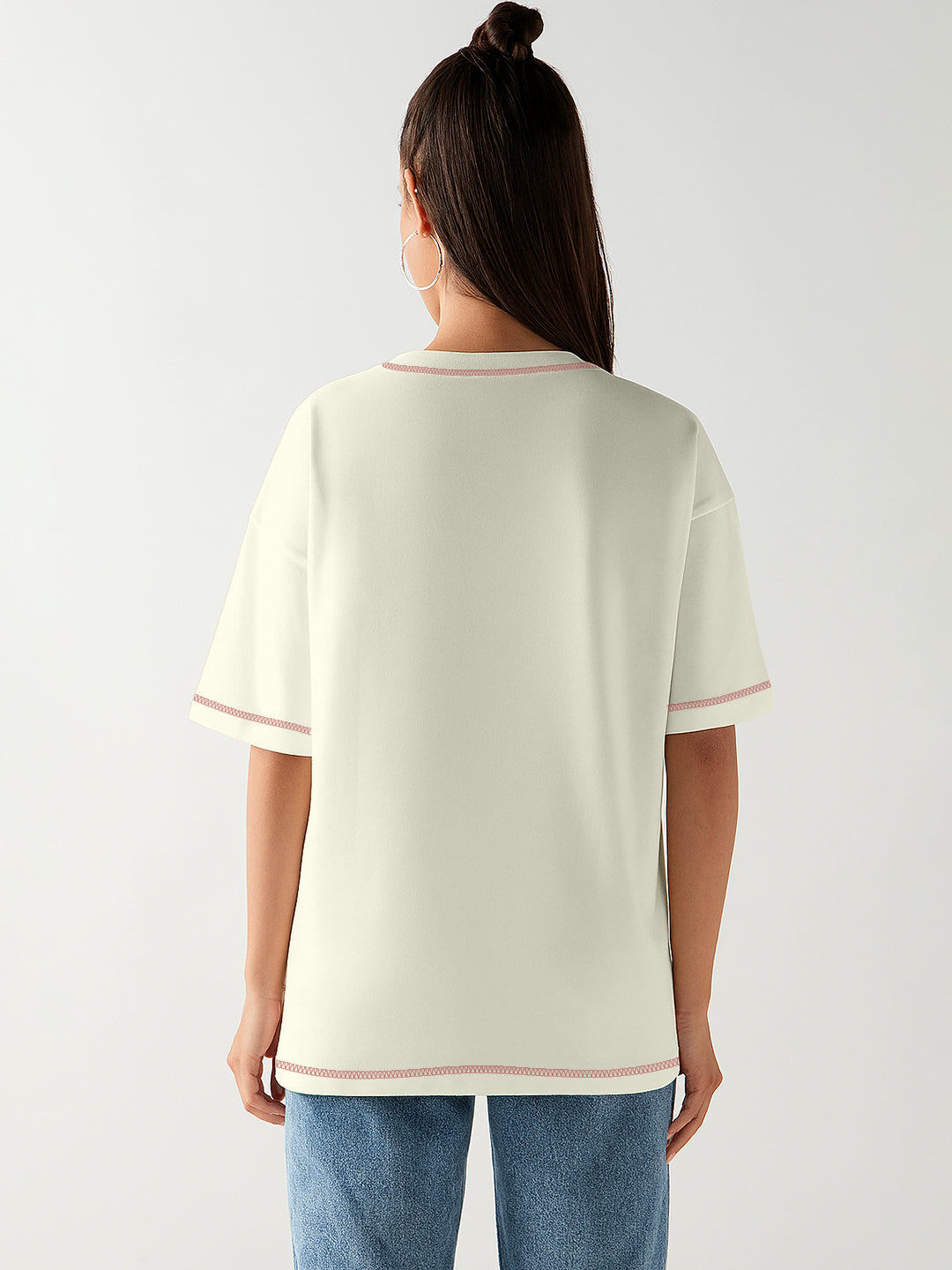 Find Your Bliss Women Oversized T-Shirt - Multi Color