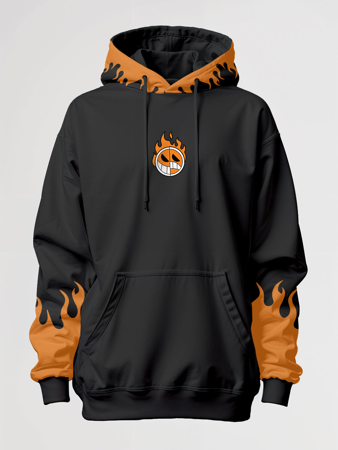 One Piece Fire Fist Oversized Hoodie