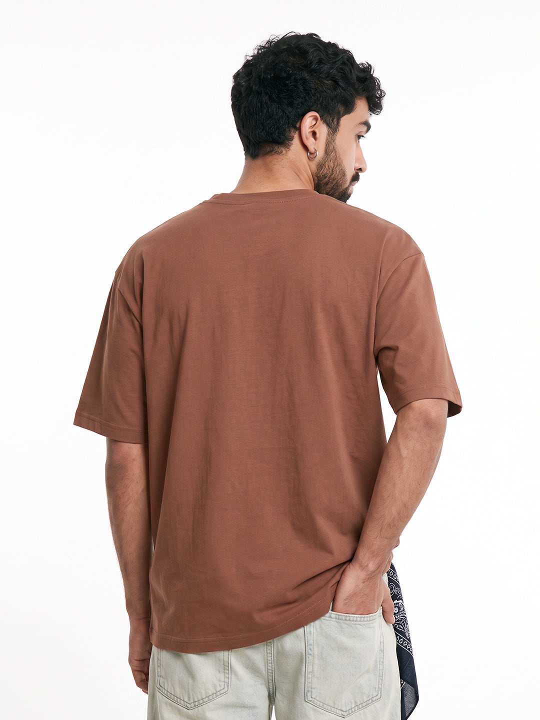 Game Stick Oversized T-Shirt - Rust