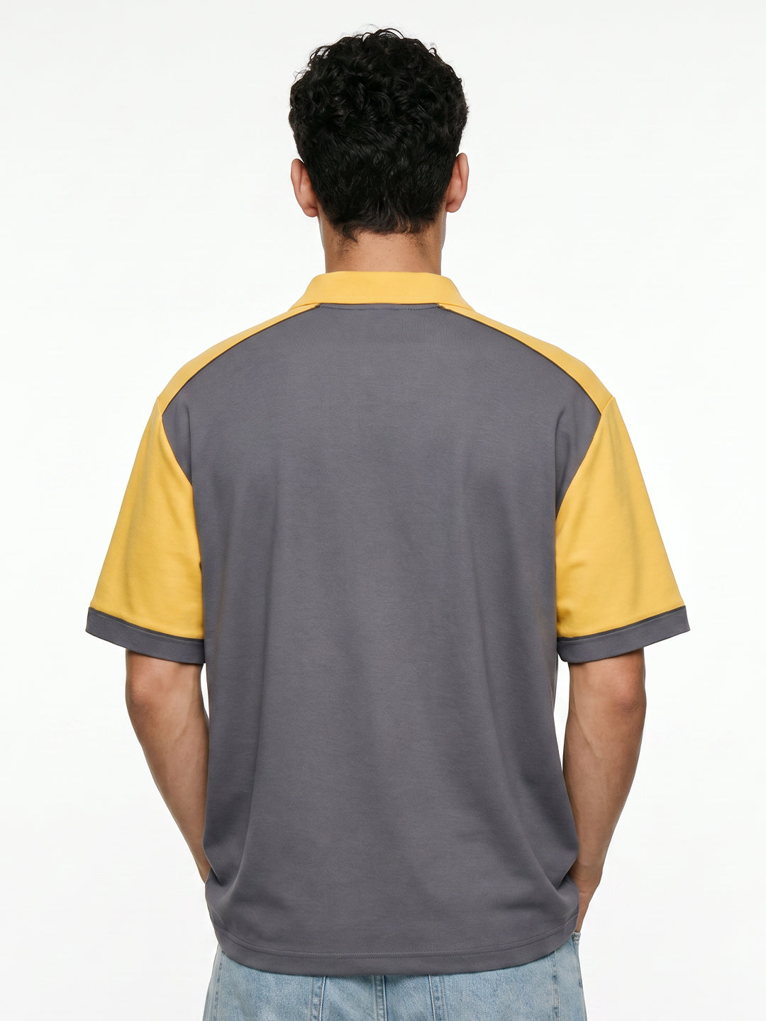 Gangster Oversized Polo T-Shirt - Multi Color