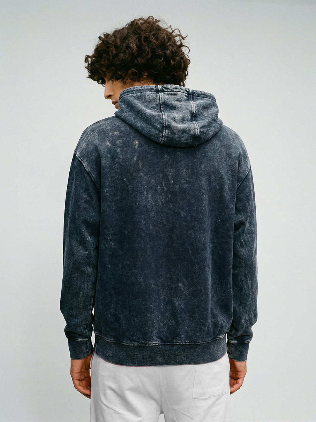 Gangster Oversized Hoodie - Black