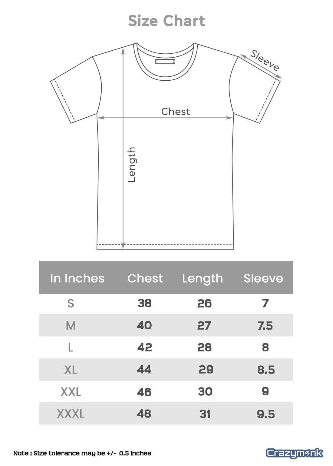 Infosys Unisex Half Sleeve T-Shirt
