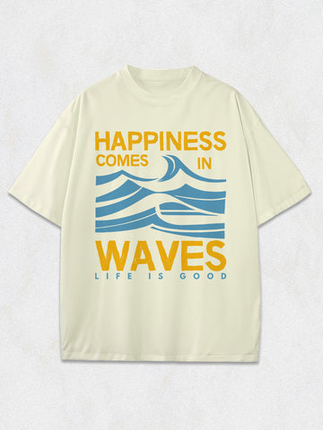 Happiness Comes Oversized T-Shirt