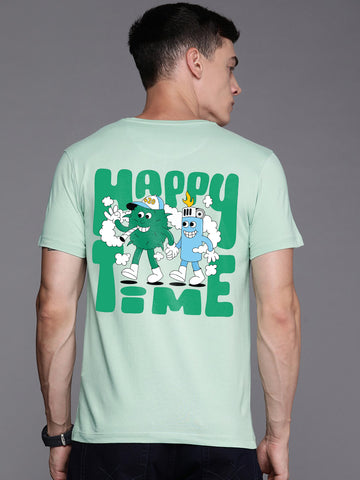 Happy Time Half Sleeve T-Shirt