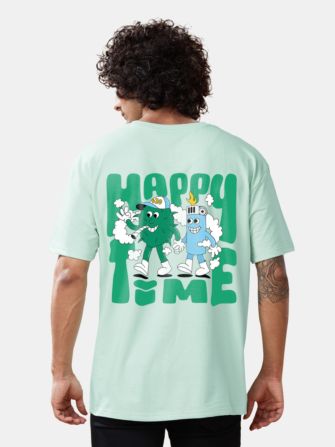 Happy Time Oversized T-Shirt