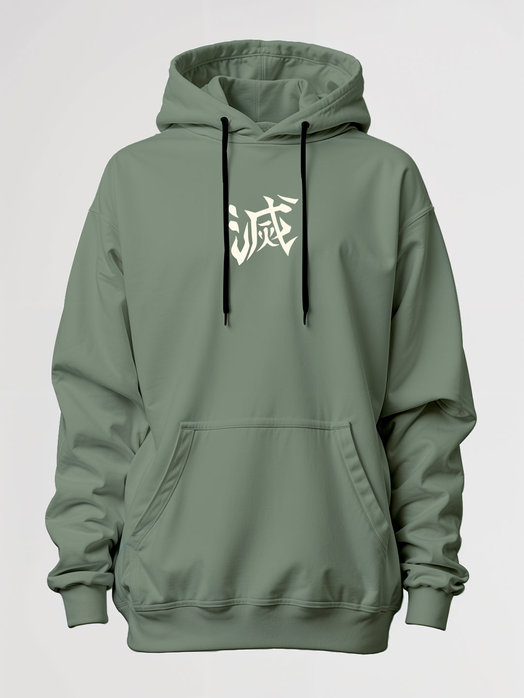 Hashira Demon Slayer Oversized Hoodie - Olive Green