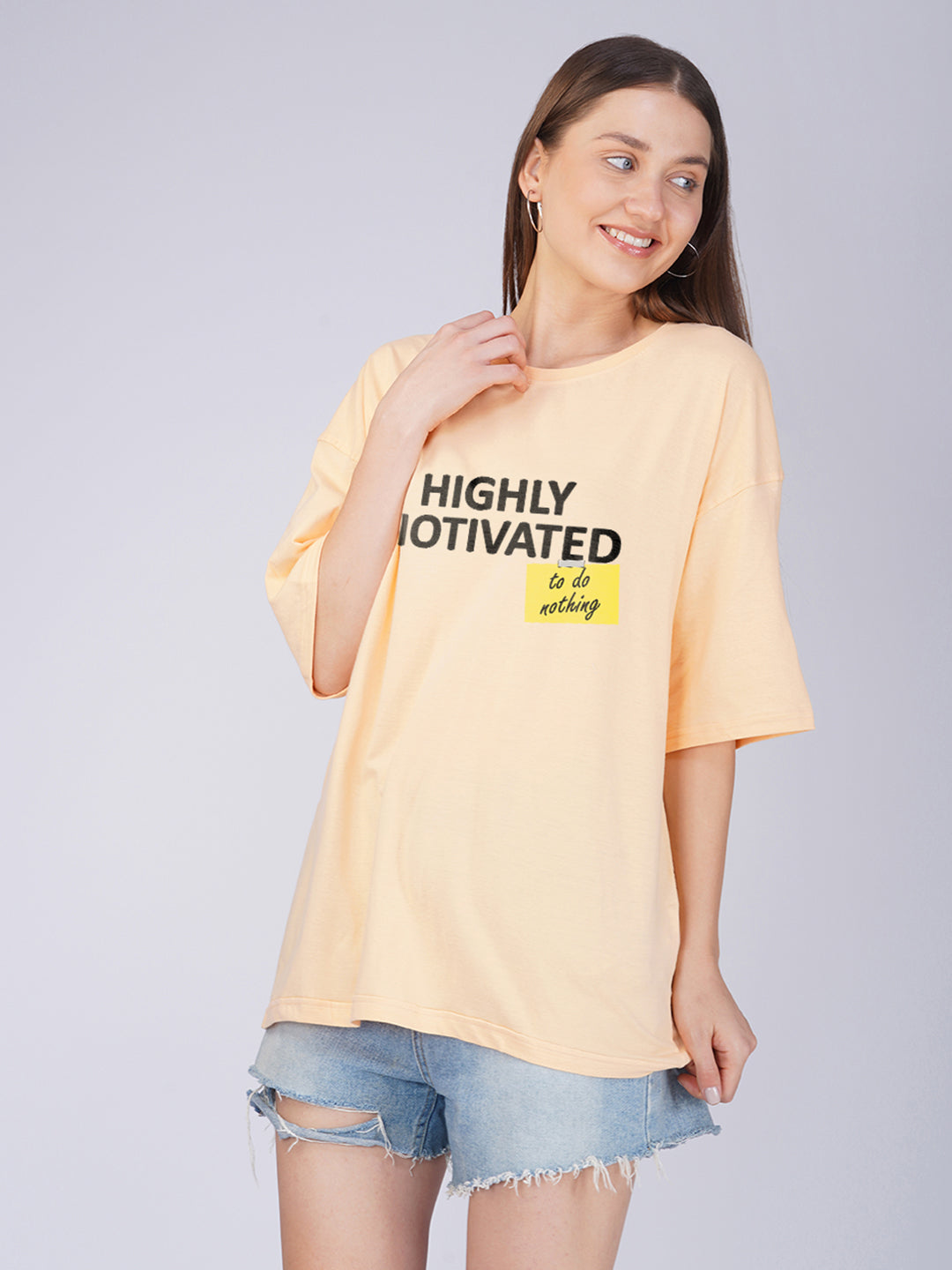 Highly Motivated Women Oversized T-Shirt
