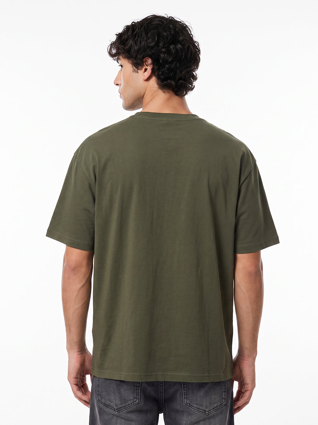 Hope Oversized T-Shirt - Olive Green