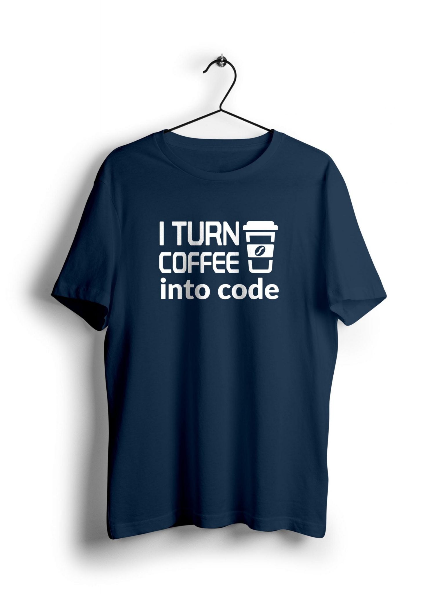 I Turn Coffee Into Code Half Sleeve T-Shirt