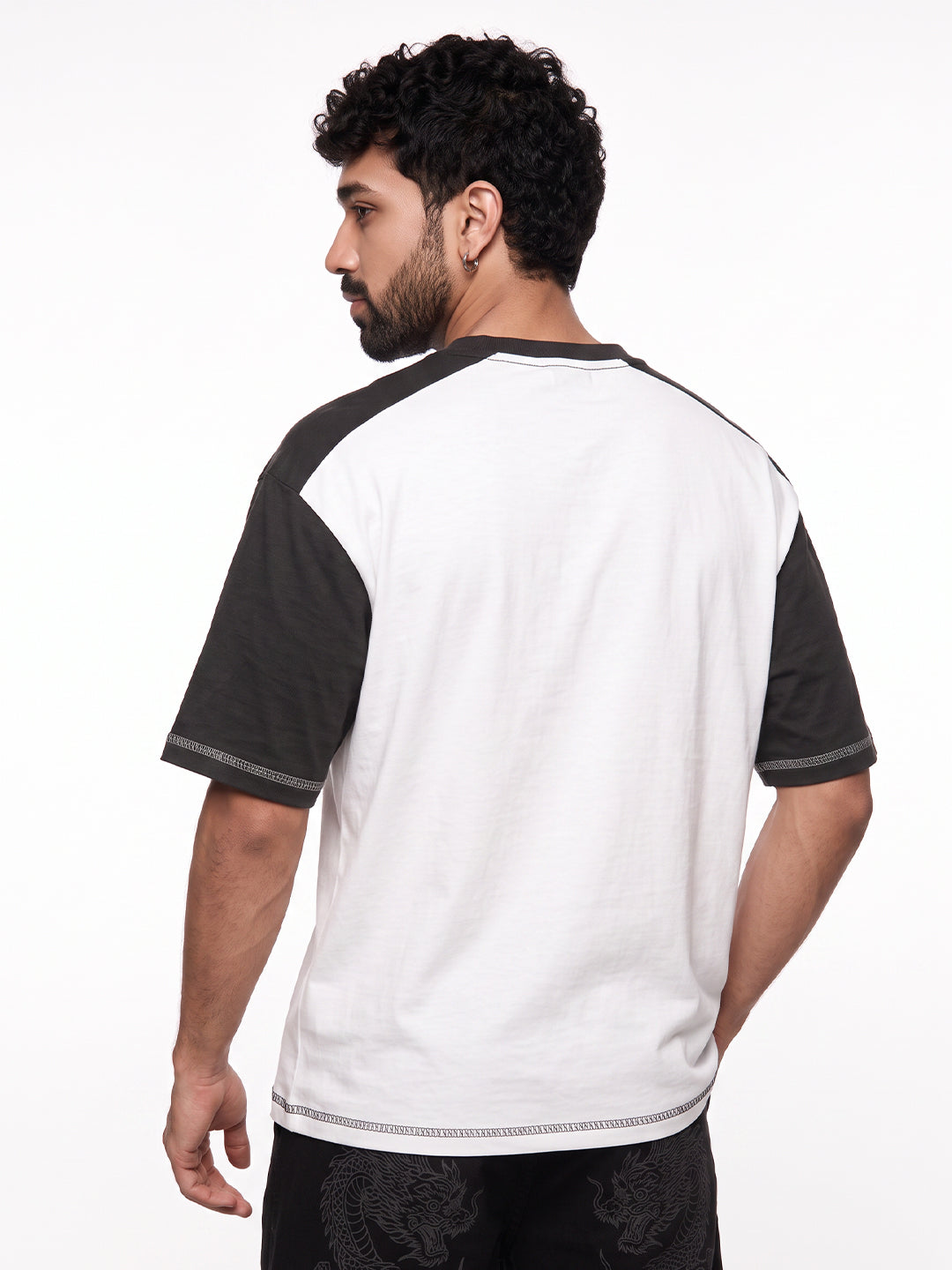 Italia 98 Oversized T-Shirt- Black & White