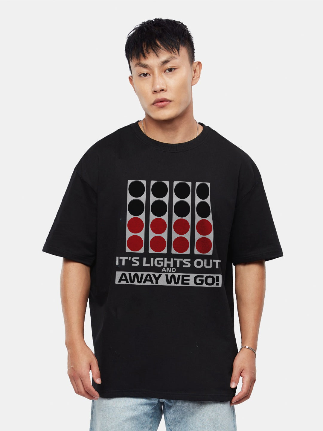 Its Lights Out F1 F1 Oversized T-Shirt