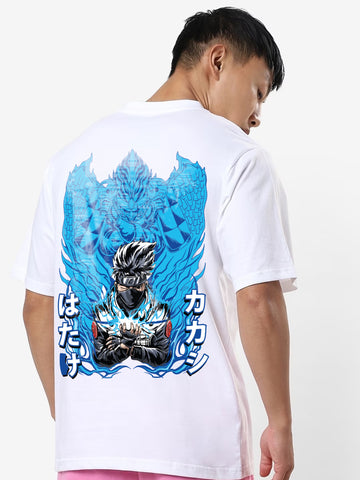 Kakashi with Susanoo Oversized T-Shirt