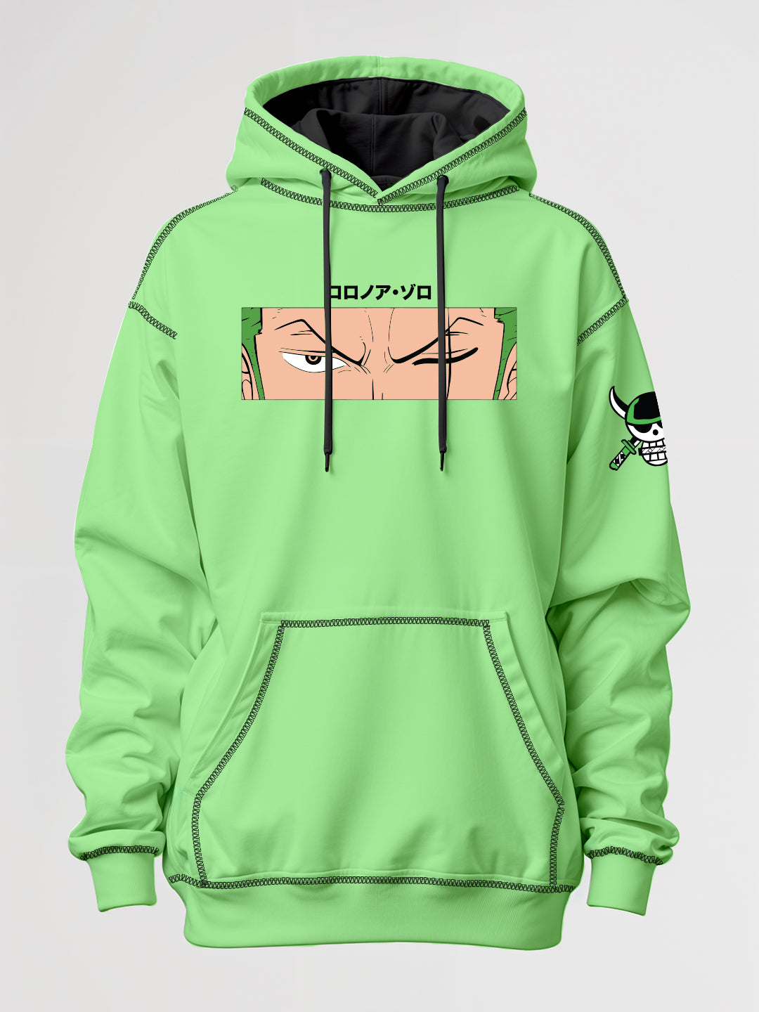 King of Hell Oversized Hoodie - Pista Green