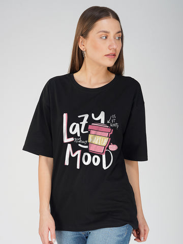 Lazy Mood Women Oversized T-Shirt