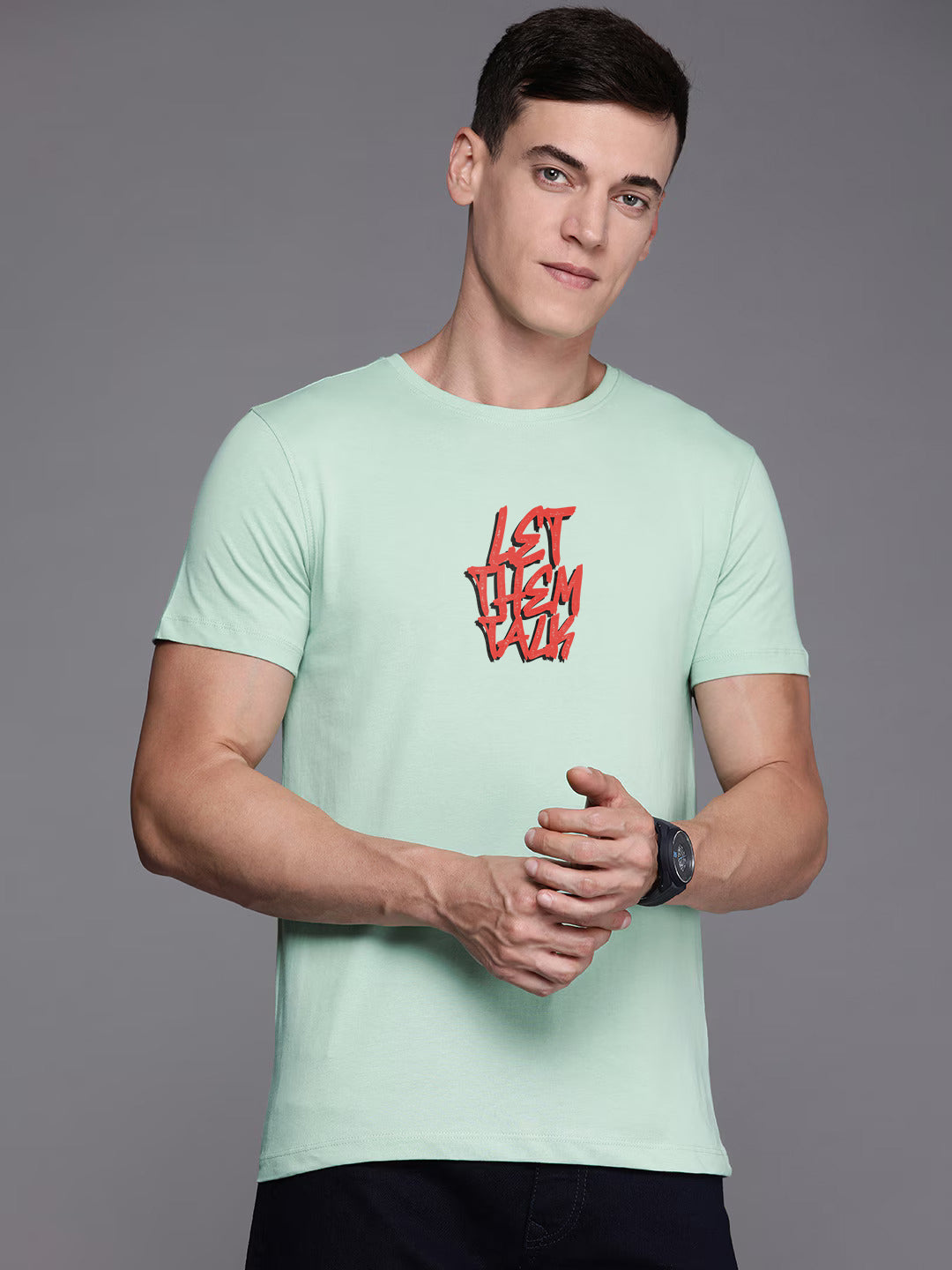 Let Them Talk Half Sleeve T-Shirt