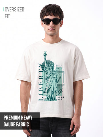 Liberty Oversized T-Shirt - Off White
