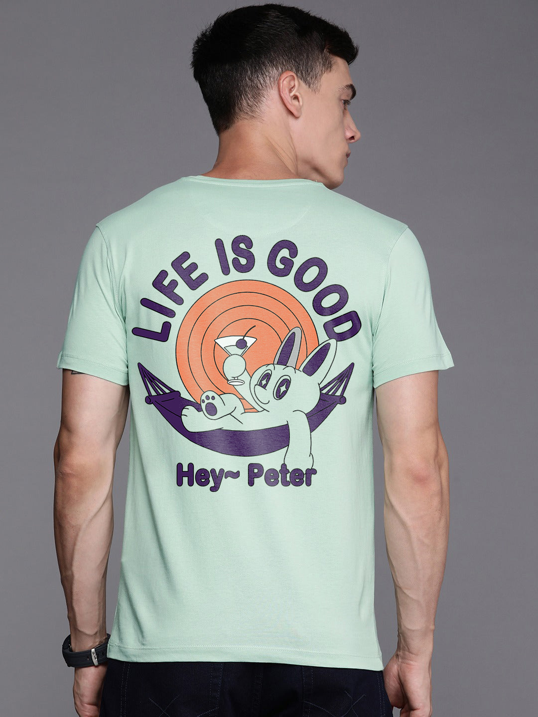 Life Is Good Half Sleeve T-Shirt