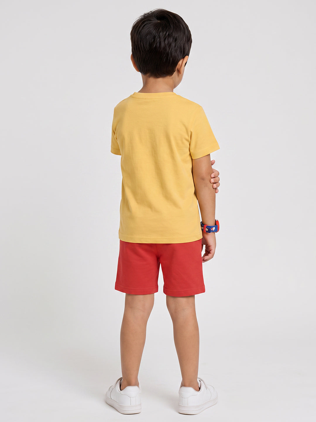 Kids - Little Pilot Yellow Top & Red Bottom Set