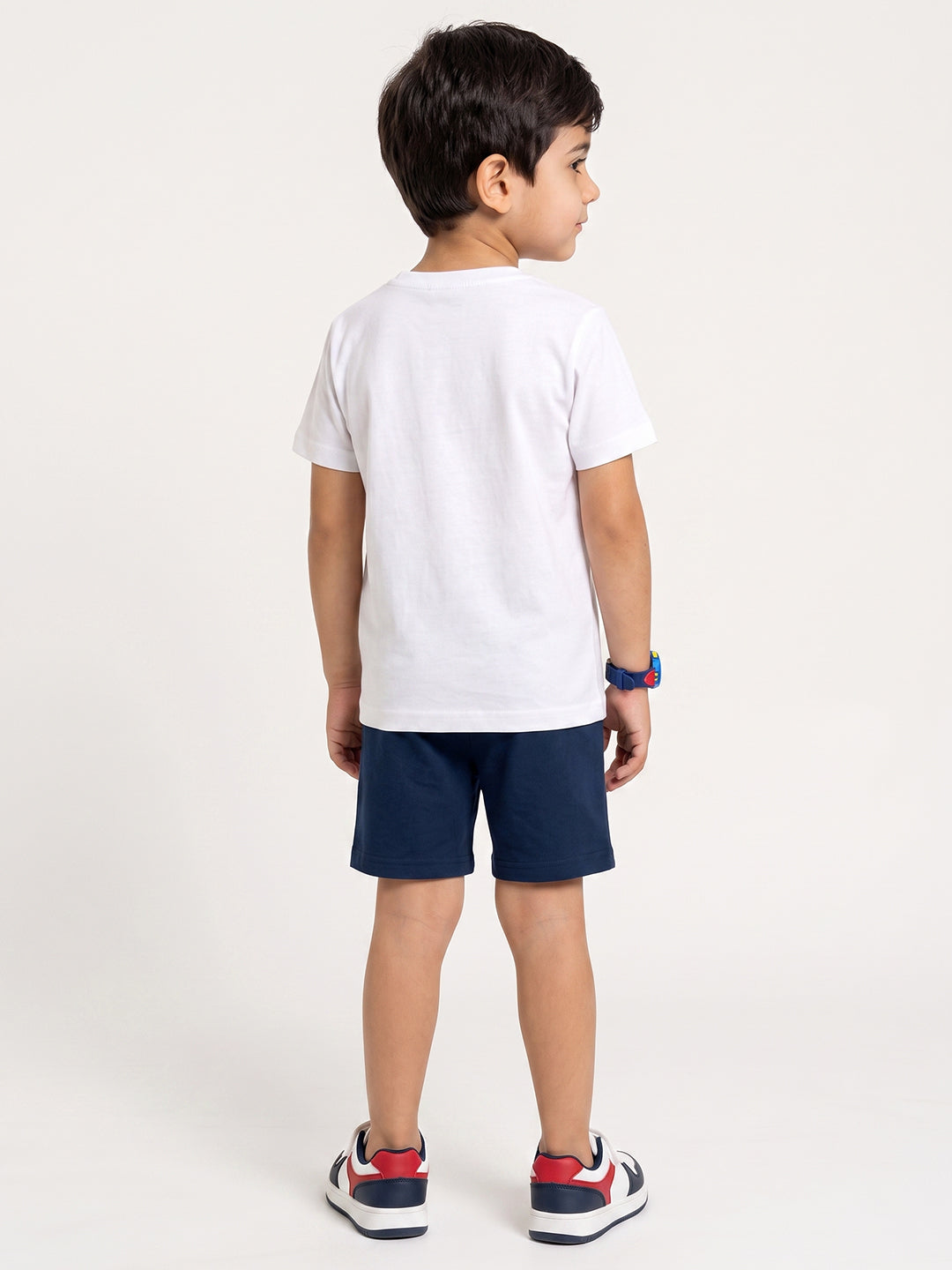 Kids - Little Sailor White Top & Navy Blue Bottom Set