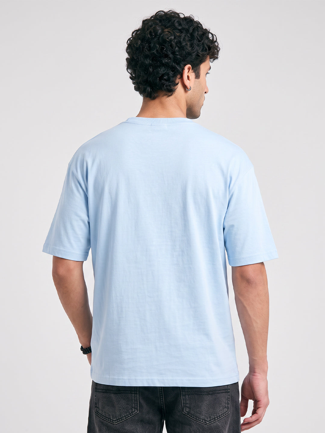 Lost in Nyc Oversized T-Shirt - Sky Blue
