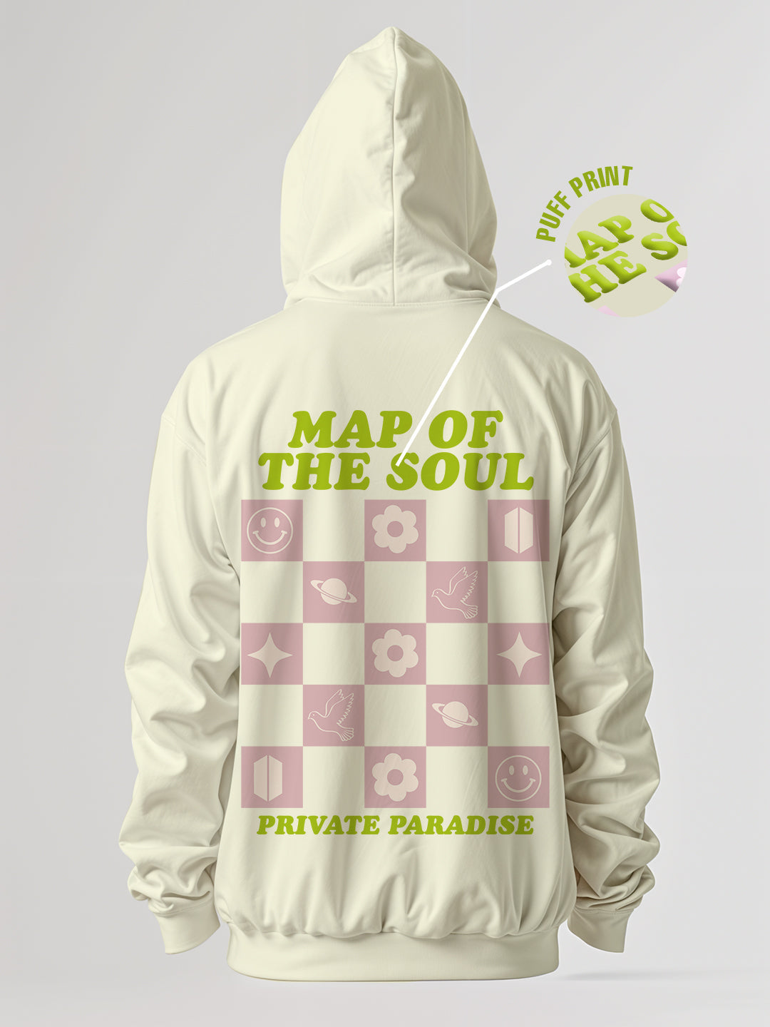 Map of The Soul Oversized Hoodie - Multi Color