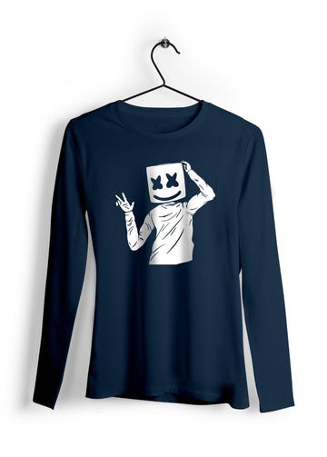 Marshmello Full Sleeve T-Shirt