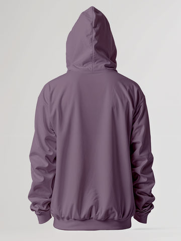 Minimalist Oversized Hoodie - Dull Wine