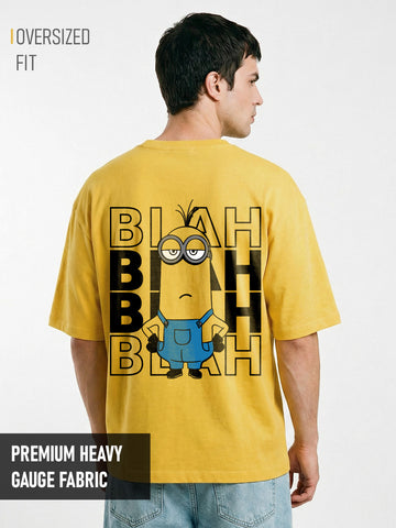 Minion Blah Blah Oversized T-Shirt