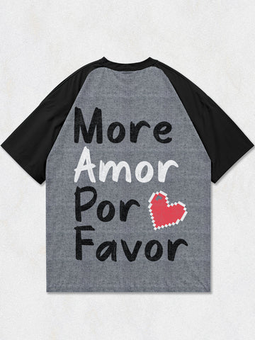 More Amor Multicolor Oversized T-Shirt